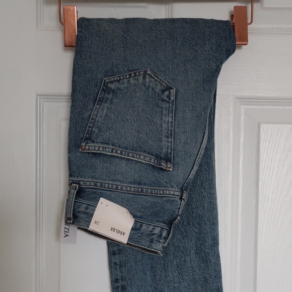 AGOLDE Ripley Mid Rise Straight Jeans Size 24 - Picture 9 of 9